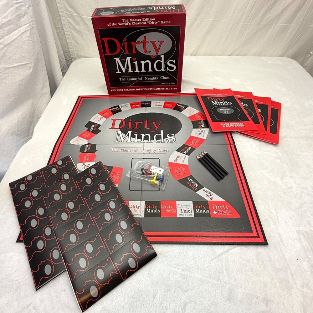 Dirty Minds Game of Naughty Clues Master Edition TDC Games Never Played